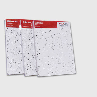 Material a prueba de sonido Panel de fibra mineral para techos suspendidos
