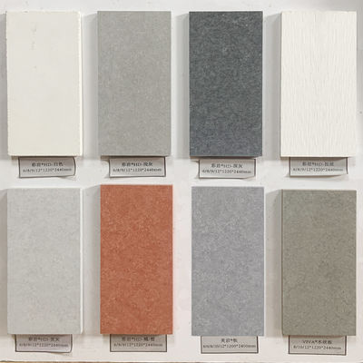 Panel de pared interior aislado de placa de silicato de calcio a prueba de fuego en colores personalizados