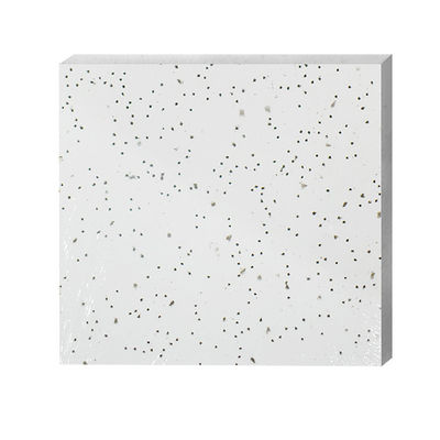 Tamaño personalizado Tabla de techo de lana mineral ligera para construcción de absorción de sonido