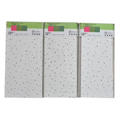 Solución de diseño gráfico azulejos de techo de fibra mineral 2x2 con superficie de recubrimiento en polvo