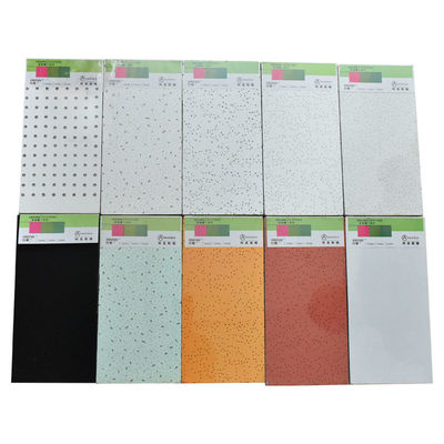 Solución de diseño gráfico azulejos de techo de fibra mineral 2x2 con superficie de recubrimiento en polvo