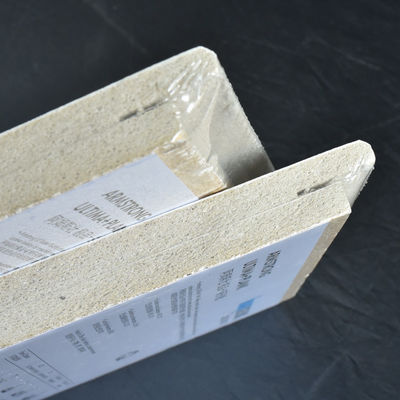 5/5.5/6/7/7.3/7.5/8/9/9.5/10/12/15mm Techo de fibra mineral con superficie de recubrimiento en polvo