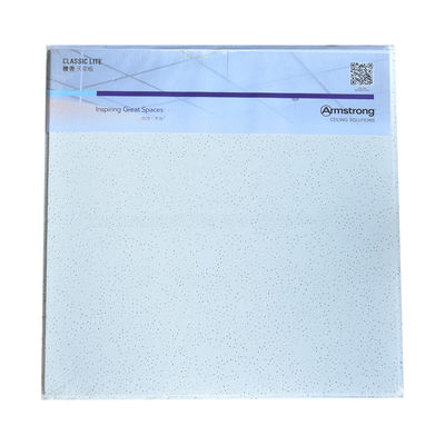Tabla de techo de fibra mineral Placa acústica de fibra mineral OEM