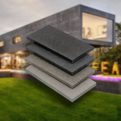 Paneles de pared exterior Materiales de construcción Panel de fibra de cemento con superficie pulida