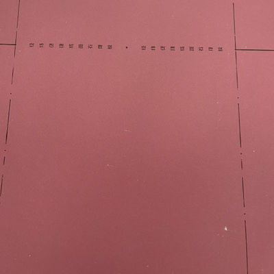 Puro y natural de yeso de placas de yeso a prueba de fuego rosa para la decoración del hogar