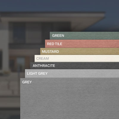 Tabla de cemento de fibra de 18 mm de colores personalizados para paneles de pared exteriores y decoración de suelos