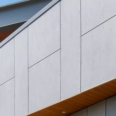 Panel de pared exterior de tablero de fibra de cemento sin amianto con estilo de diseño contemporáneo