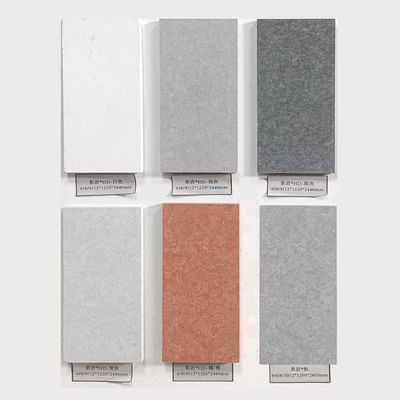 Colores personalizados Cementos de fibra de silicato de calcio y revestimiento de la pared panel de China